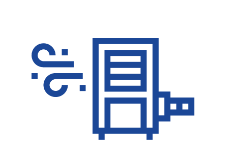仮設空調 レンタル 設営